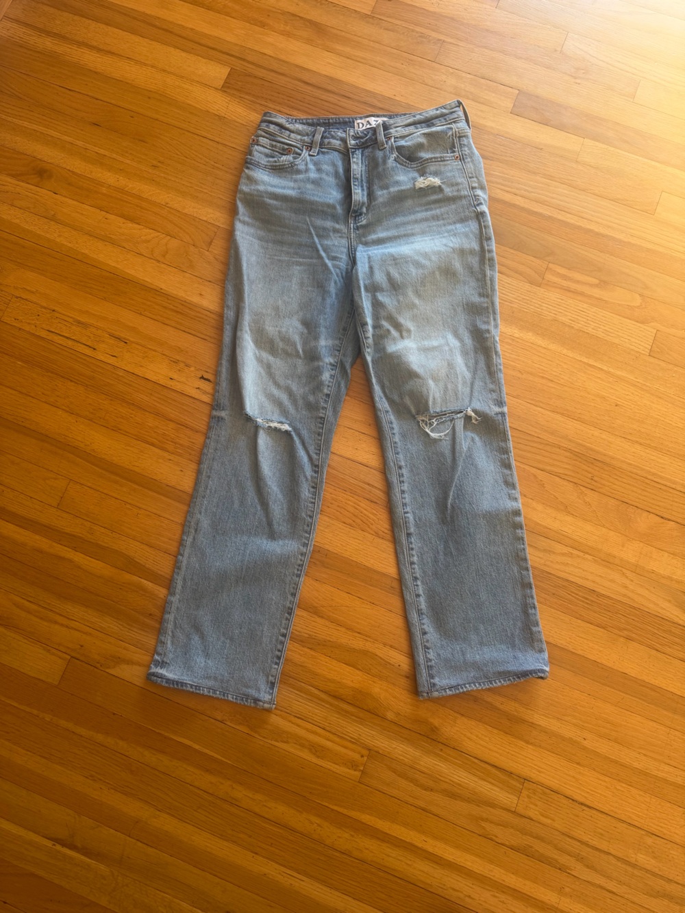 Daze Light Blue Distressed Jeans